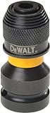 DeWalt DT7508-QZ - Adaptador para Llaves de Vaso de Impacto de 1/2' a 1/4', Amarillo/Negro, 5.1 cm